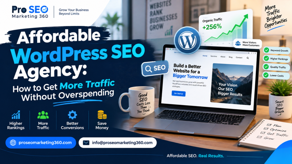 WordPress SEO Agency helping businesses increase website traffic and search rankings