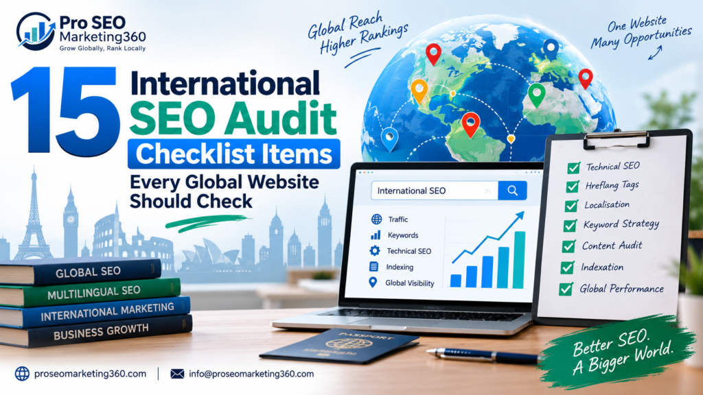 International SEO Audit checklist for global websites